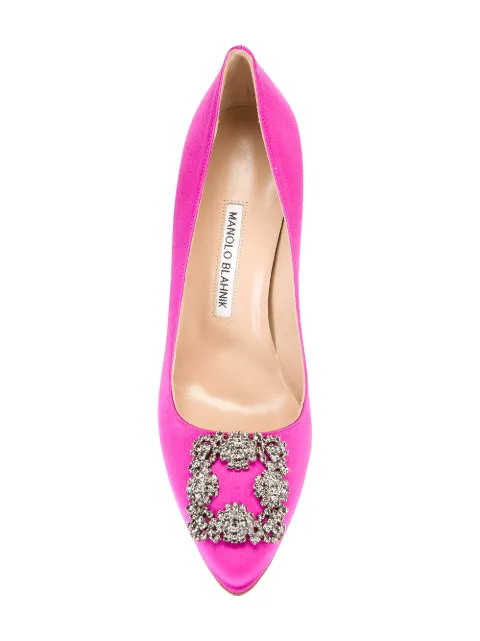 manolo blahnik buckle heels