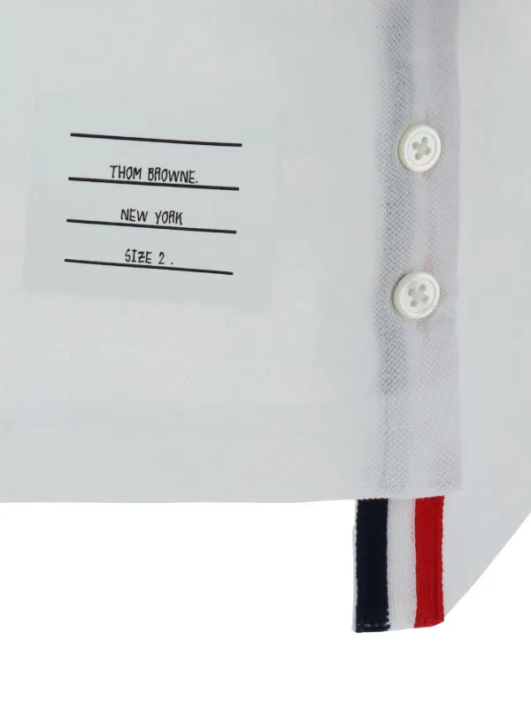 Thom Browne Chest Pocket Polo Shirt | White | FARFETCH