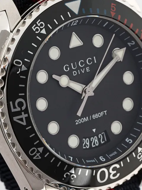 GUCCI quartz XL dive watch