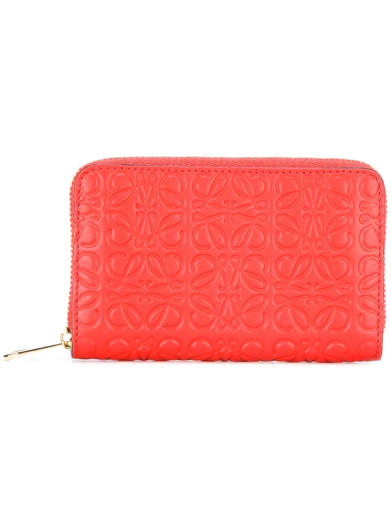 кошелек с тисненым логотипом Loewe