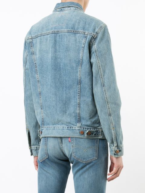 levi's dark blue denim jacket