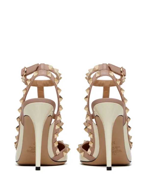 Valentino Garavani ロックスタッズ 100mm ケージパンプス
