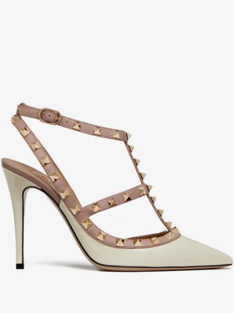 Valentino Garavani patent Rockstud caged pump 100mm