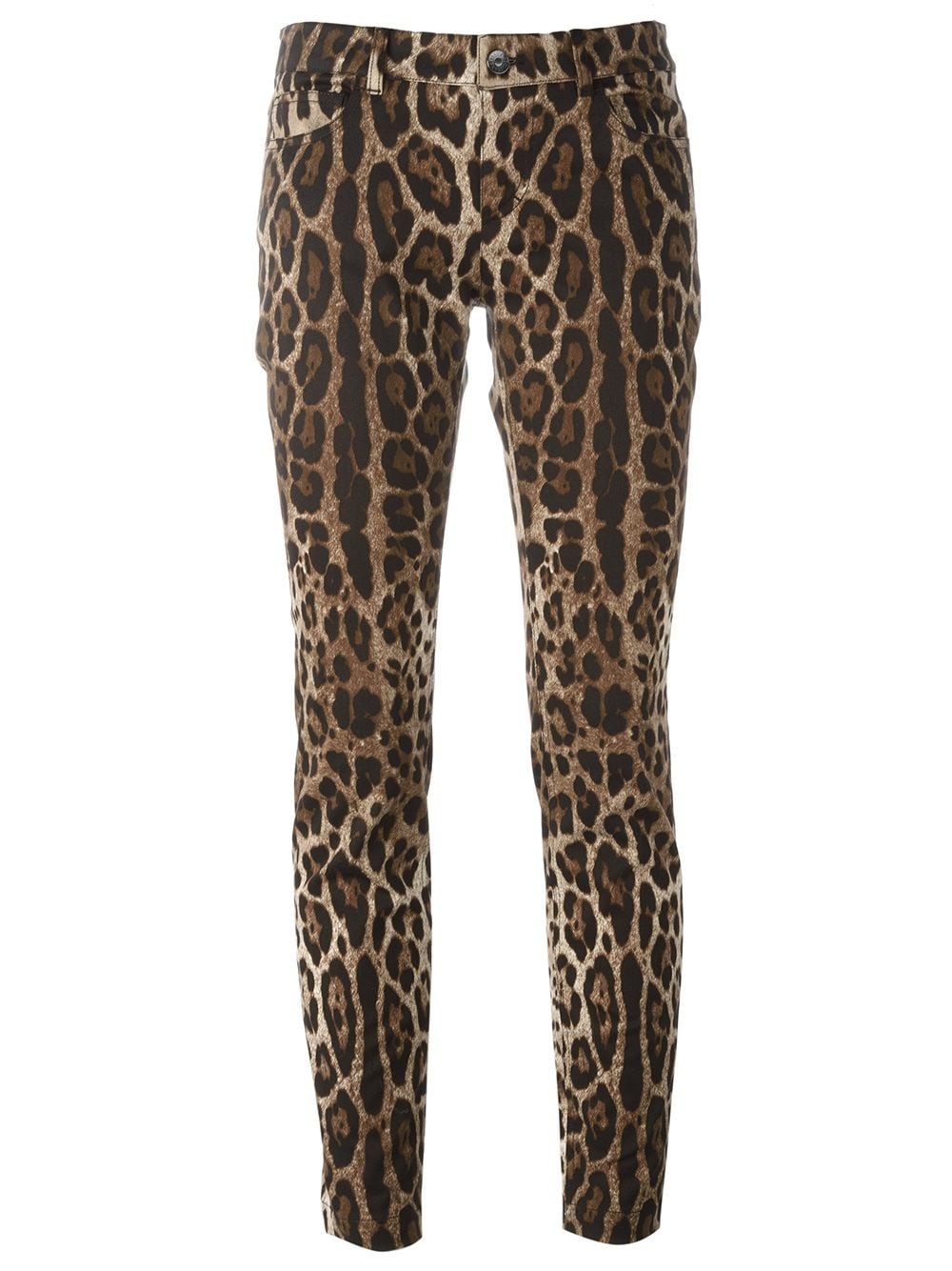 фото Dolce & Gabbana брюки с леопардовым принтом