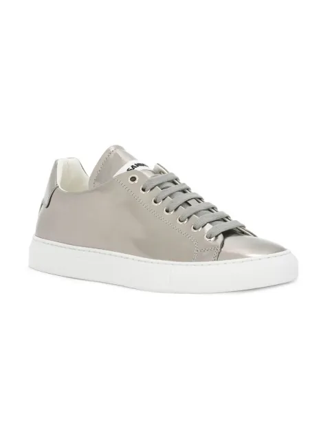jil sander leather platform sneakers