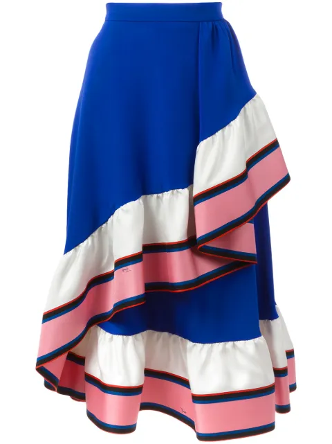 PUCCI ruffled detail A-line skirt