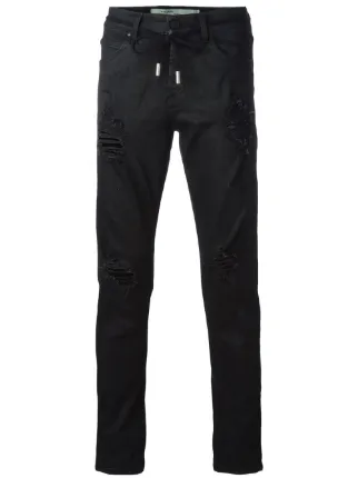 drawstring skinny pants