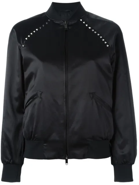Valentino Jackets For Women 2018 Farfetch Rockstud Er Jacket