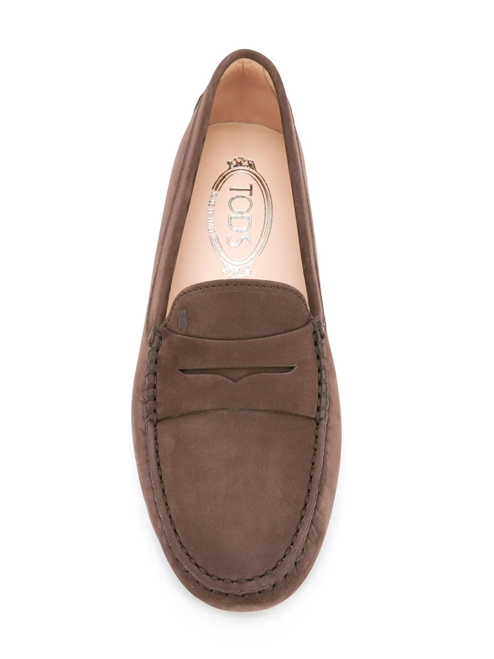 Tod's Classic Driving Shoes In Brown
