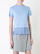 Carven プリーツヘム Tシャツ