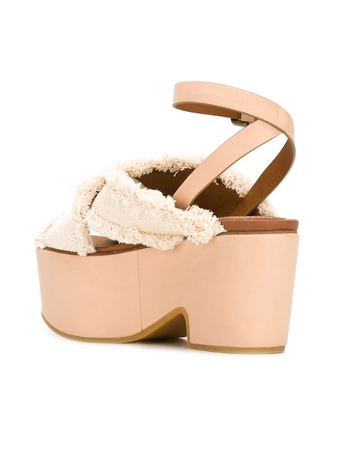 chloe canvas sandals