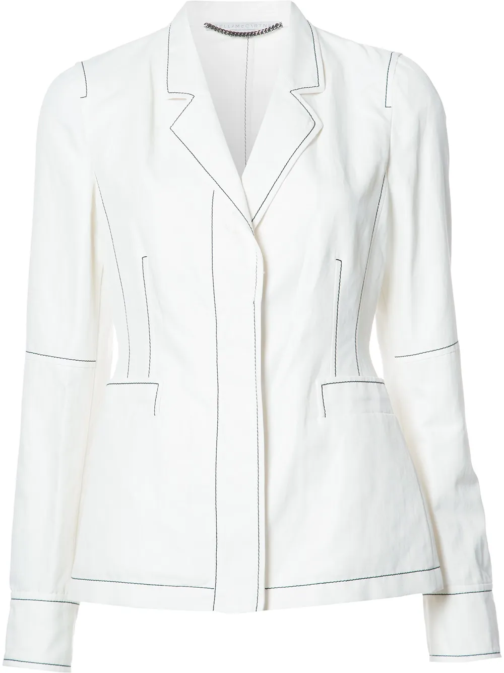 Stella McCartney topstitch blazer