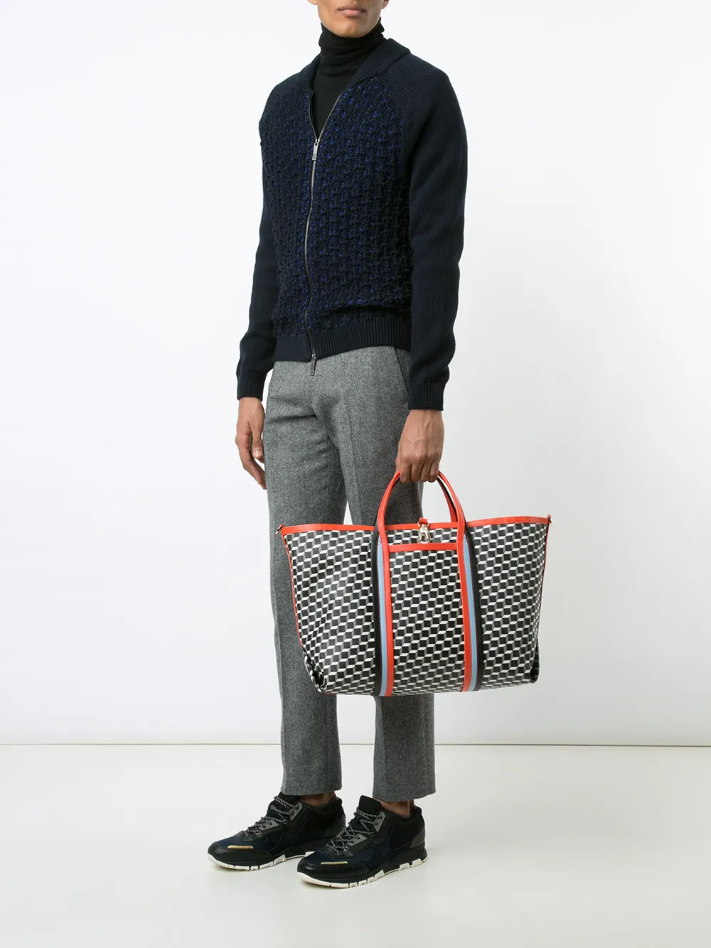 pierre hardy 印花购物手提包