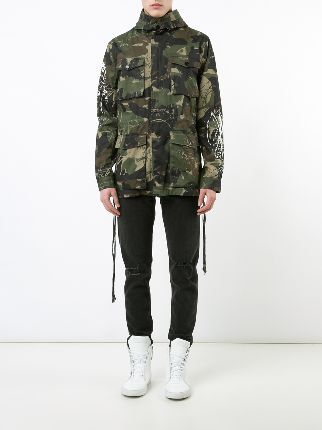 camouflage print coat展示图