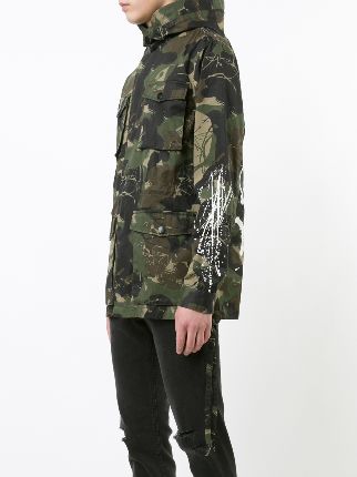 camouflage print coat展示图