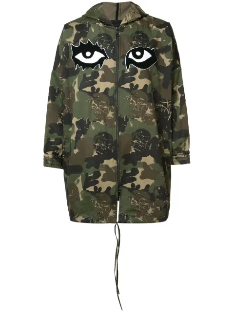 Haculla camouflage print coat 