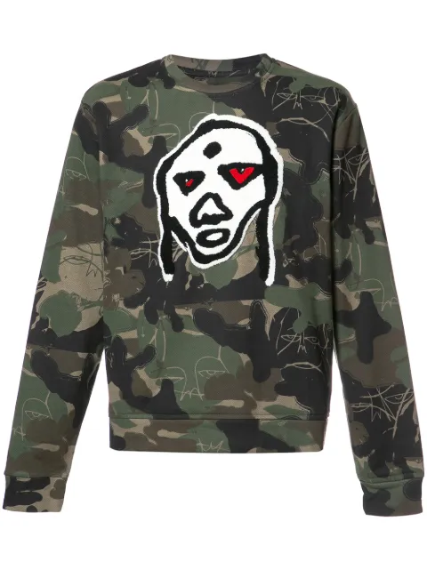 Haculla camouflage print sweatshirt 
