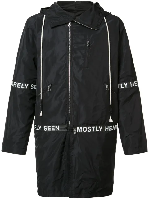 Mostly Heard Rarely Seen hooded parka