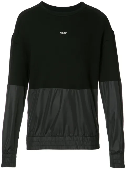 Mostly Heard Rarely Seen paneled sweatshirt 