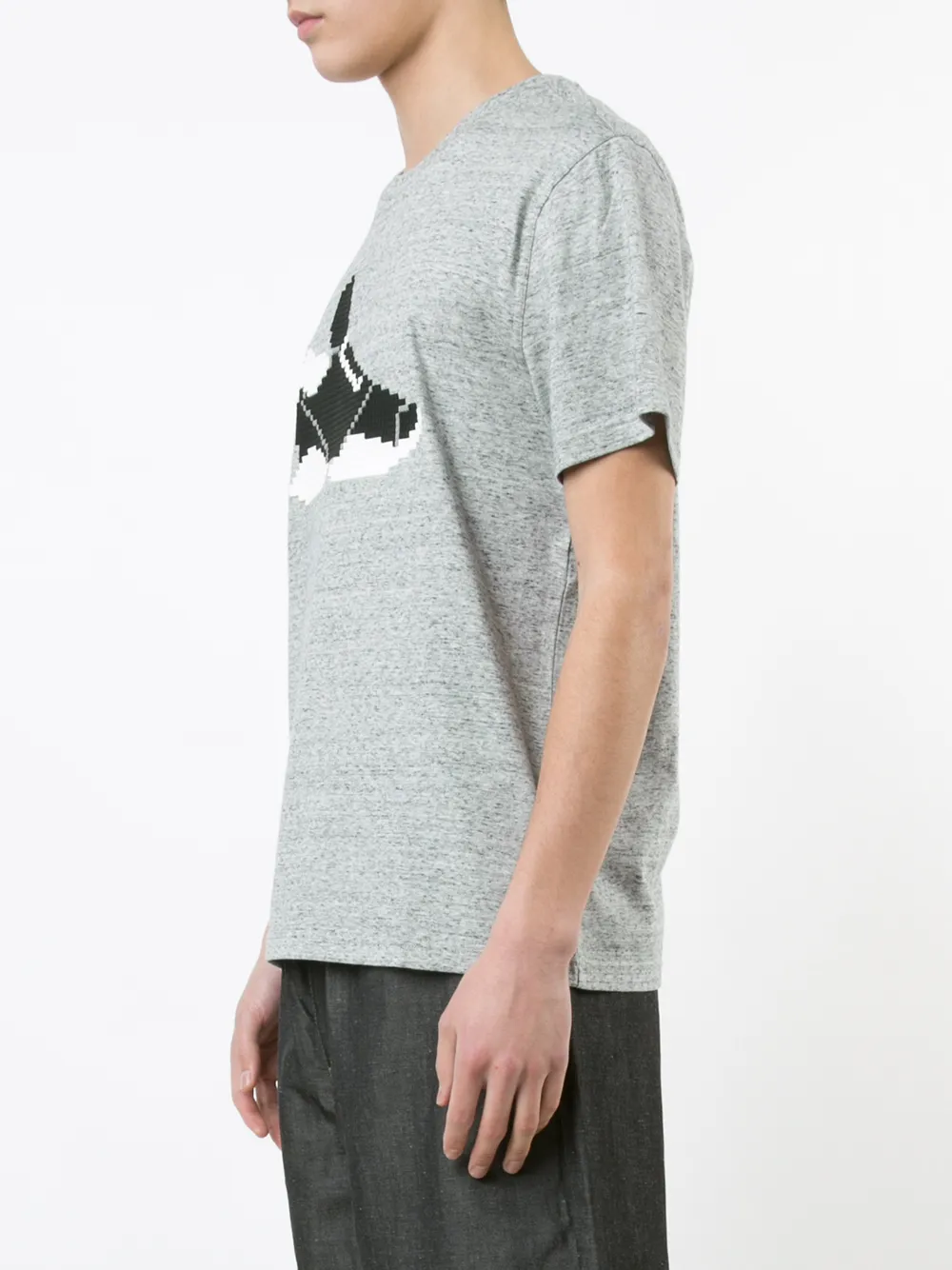 Mostly Heard Rarely Seen 8-Bit sneaker T-shirt Grijs