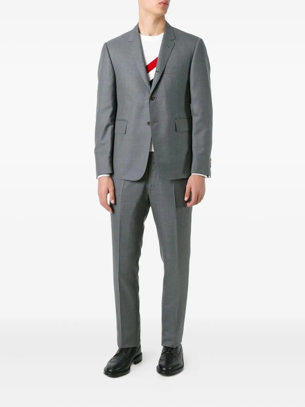 Thom Browne costume Super 120s en laine | Costume à simple boutonnage | Image 2