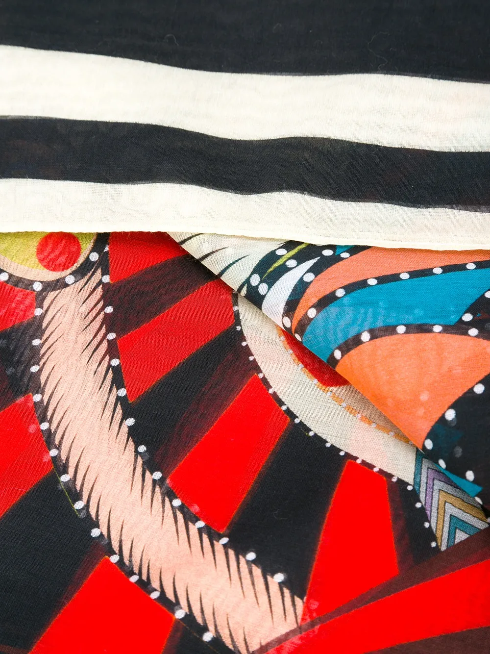 Givenchy Imperial Rottweiler printed scarf Zwart