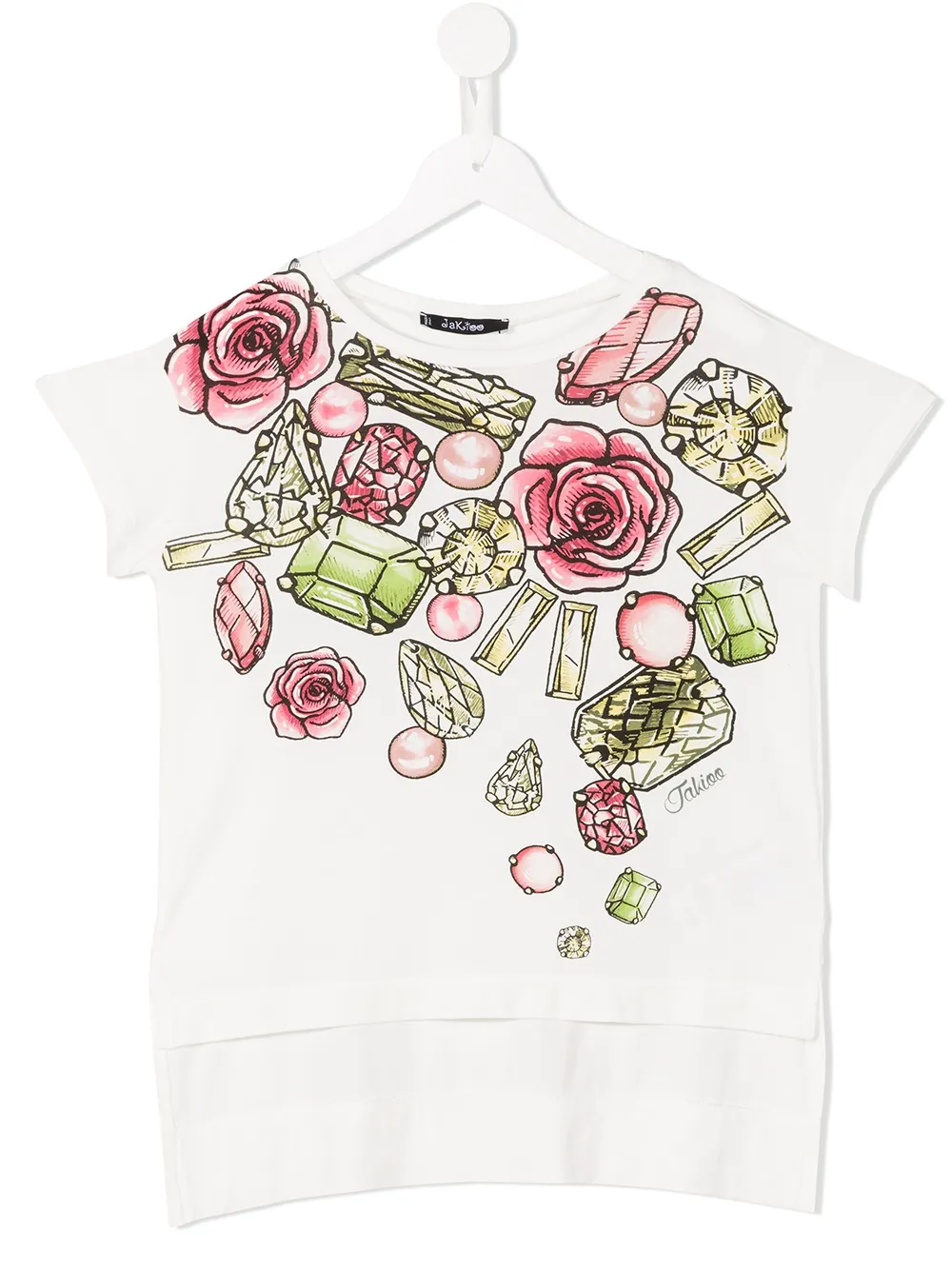 Monnalisa プリント Tシャツ - ホワイト Monnalisa プリント Tシャツ - ホワイト