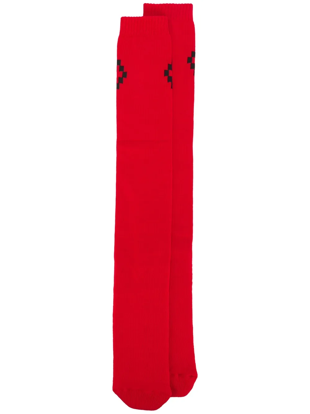 COUNTY OF MILAN Cruz long socks - Rosso