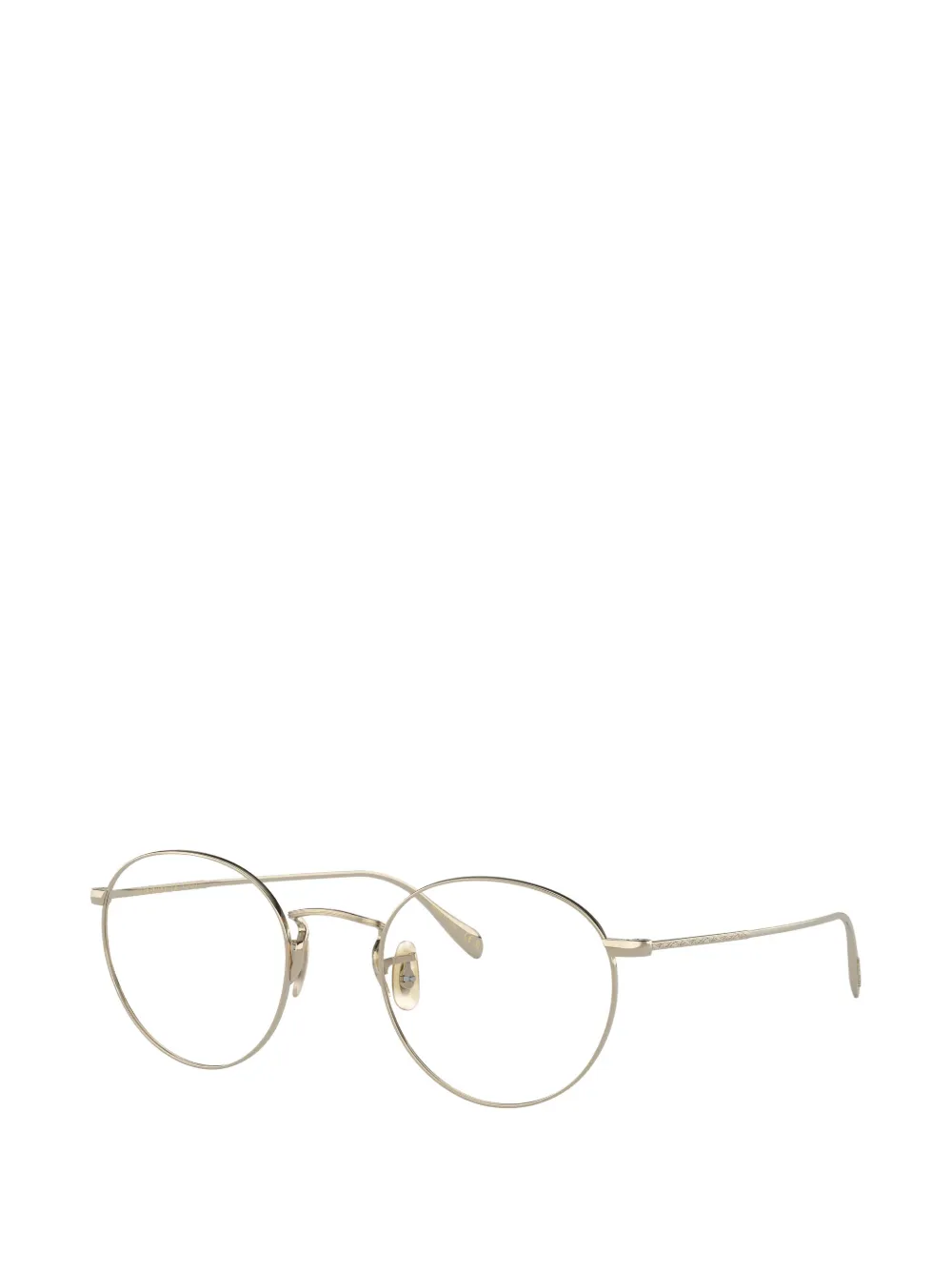  Oliver Peoples Coleridge Round-frame Glasses - Metallic 