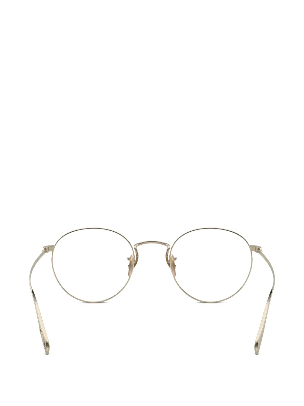  Oliver Peoples Coleridge Round-frame Glasses - Metallic 