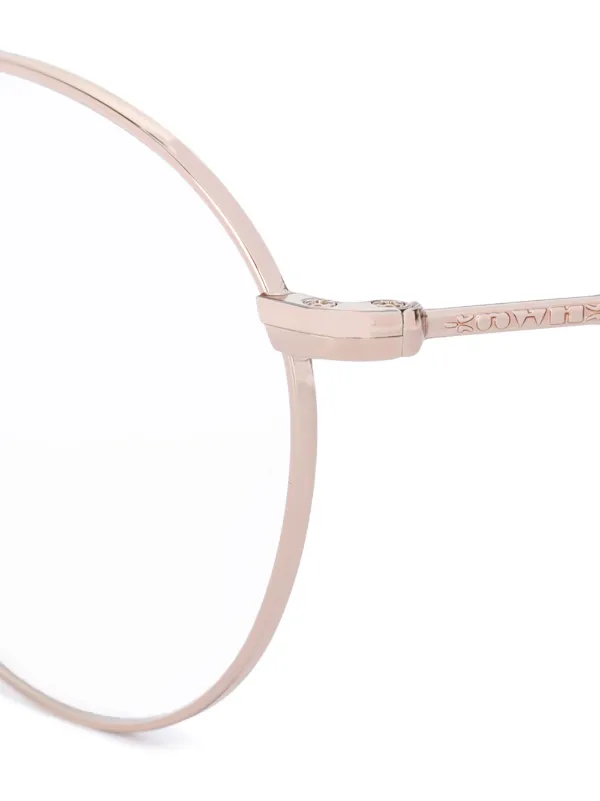 OLIVER PEOPLES　ラウンド　眼鏡 Oliver Peoples ラウンド眼鏡フレーム 通販 - FARFETCH