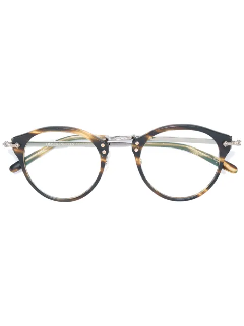 Oliver Peoples turtle print glasses