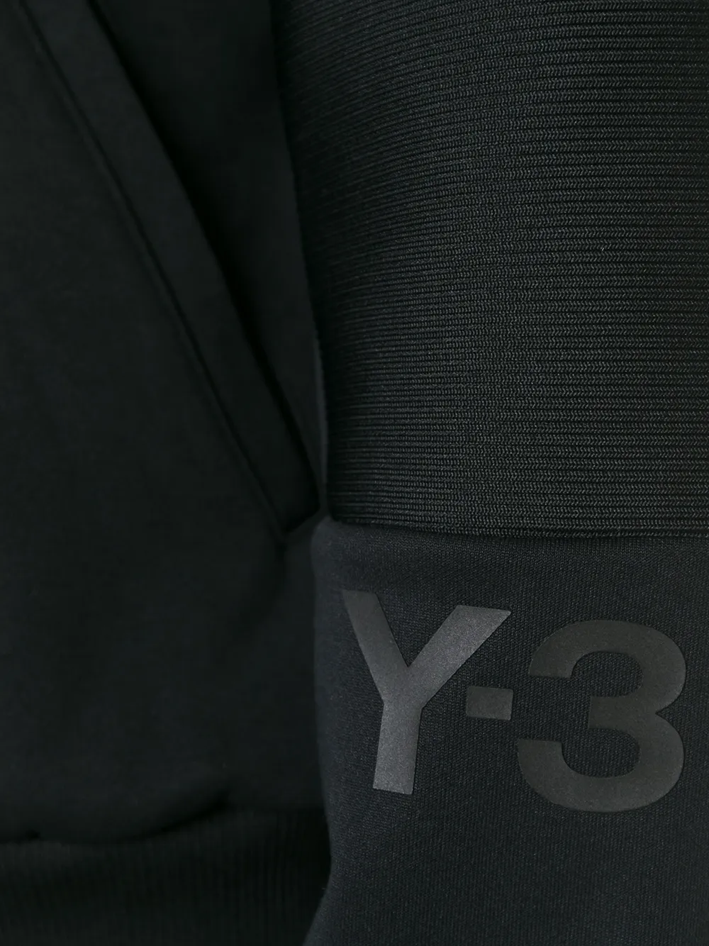 Y-3 high neck zipped sweatshirt Zwart