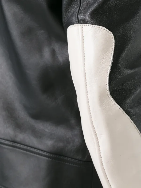 Maison Margiela Elbow Patch Leather Jacket 1 495 Ss17 Maison Margiela Elbow Patch Leather