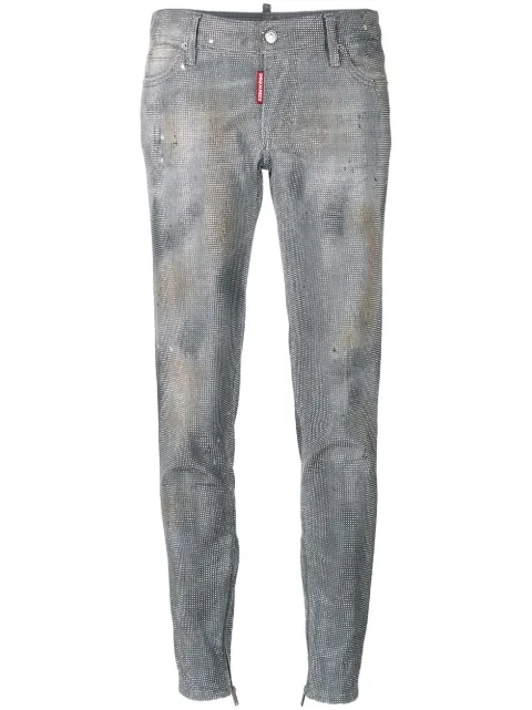 DSQUARED2 skinny studded jeans