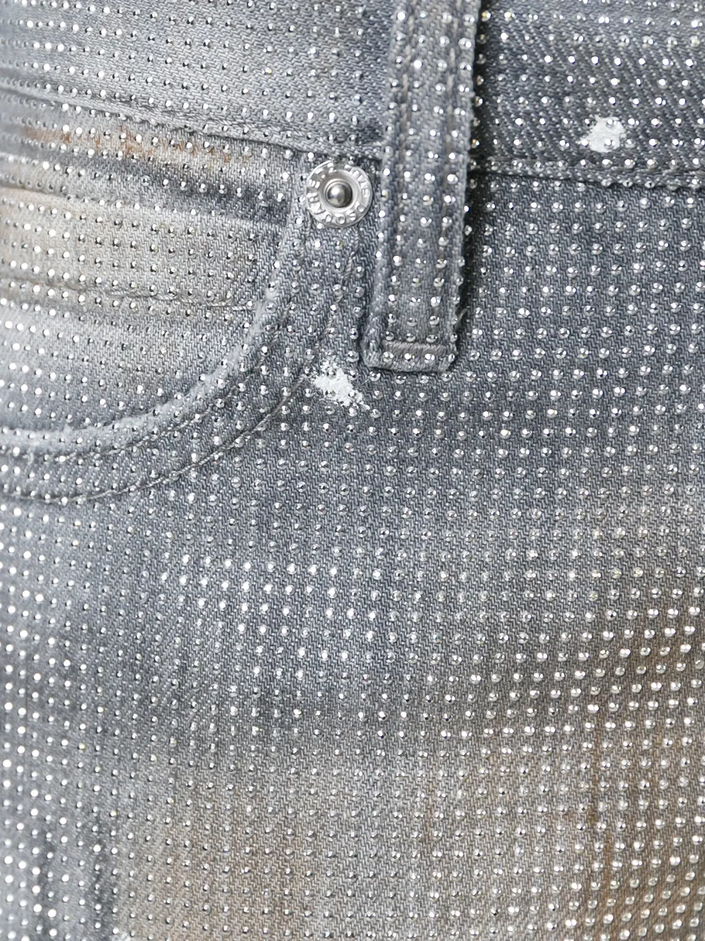 DSQUARED2 skinny studded jeans Grijs