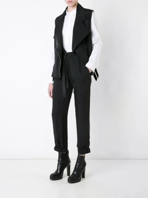 ANN DEMEULEMEESTER Forester sleeveless  jacket