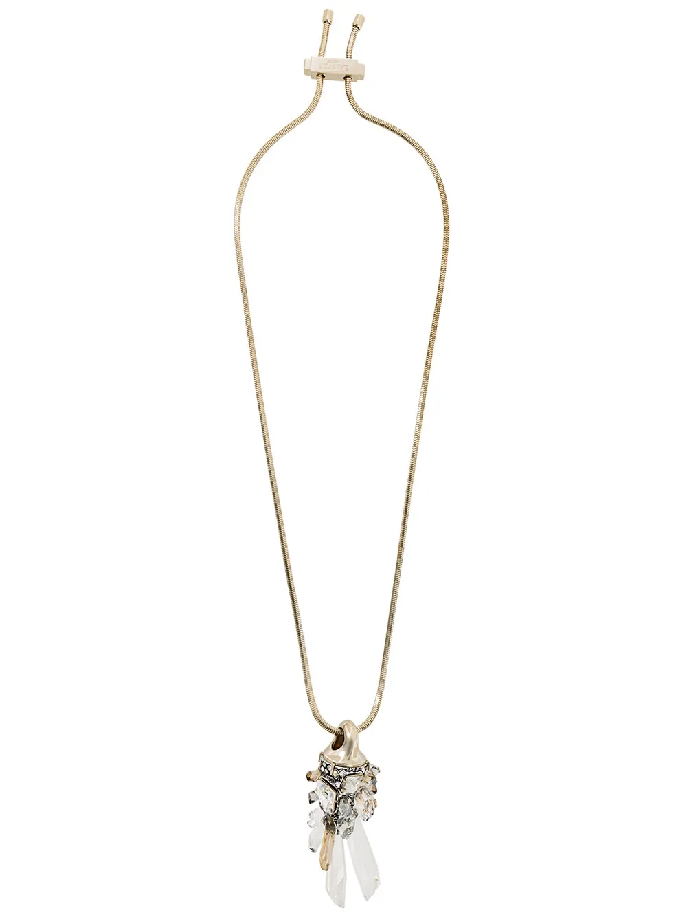 水晶镶嵌项坠项链