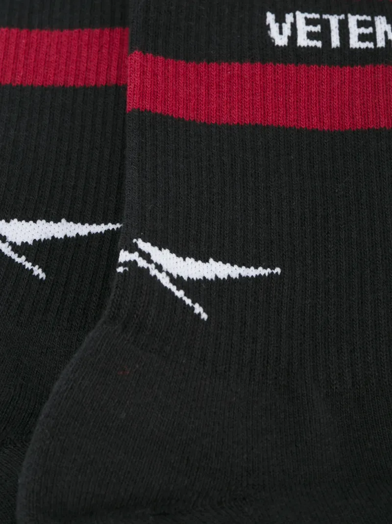 Vetements Vetements X Reebok logo socks