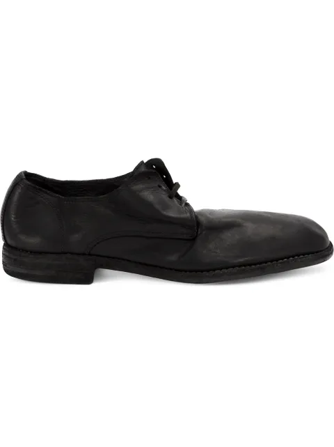 Guidi distressed derby shoes