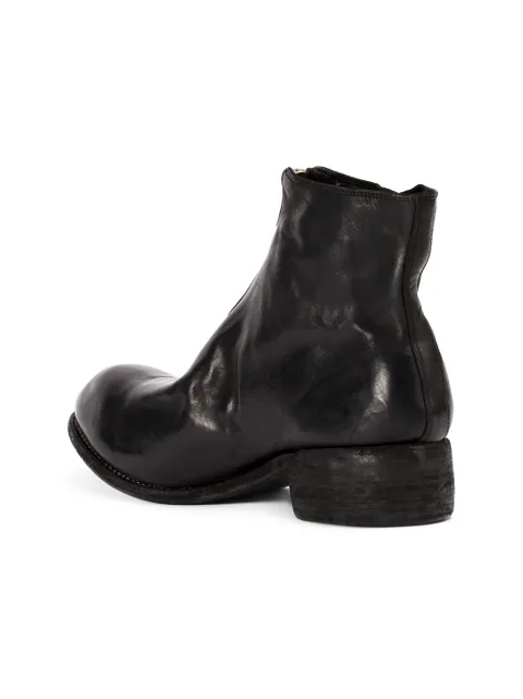 GUIDI FRONT ZIP ANKLE BOOTS