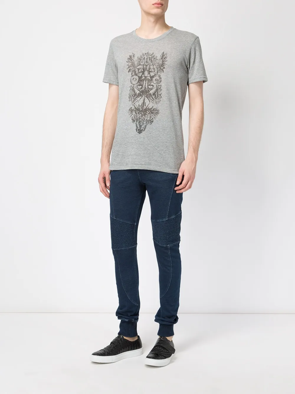 Balmain Biker sweatpants - Blauw