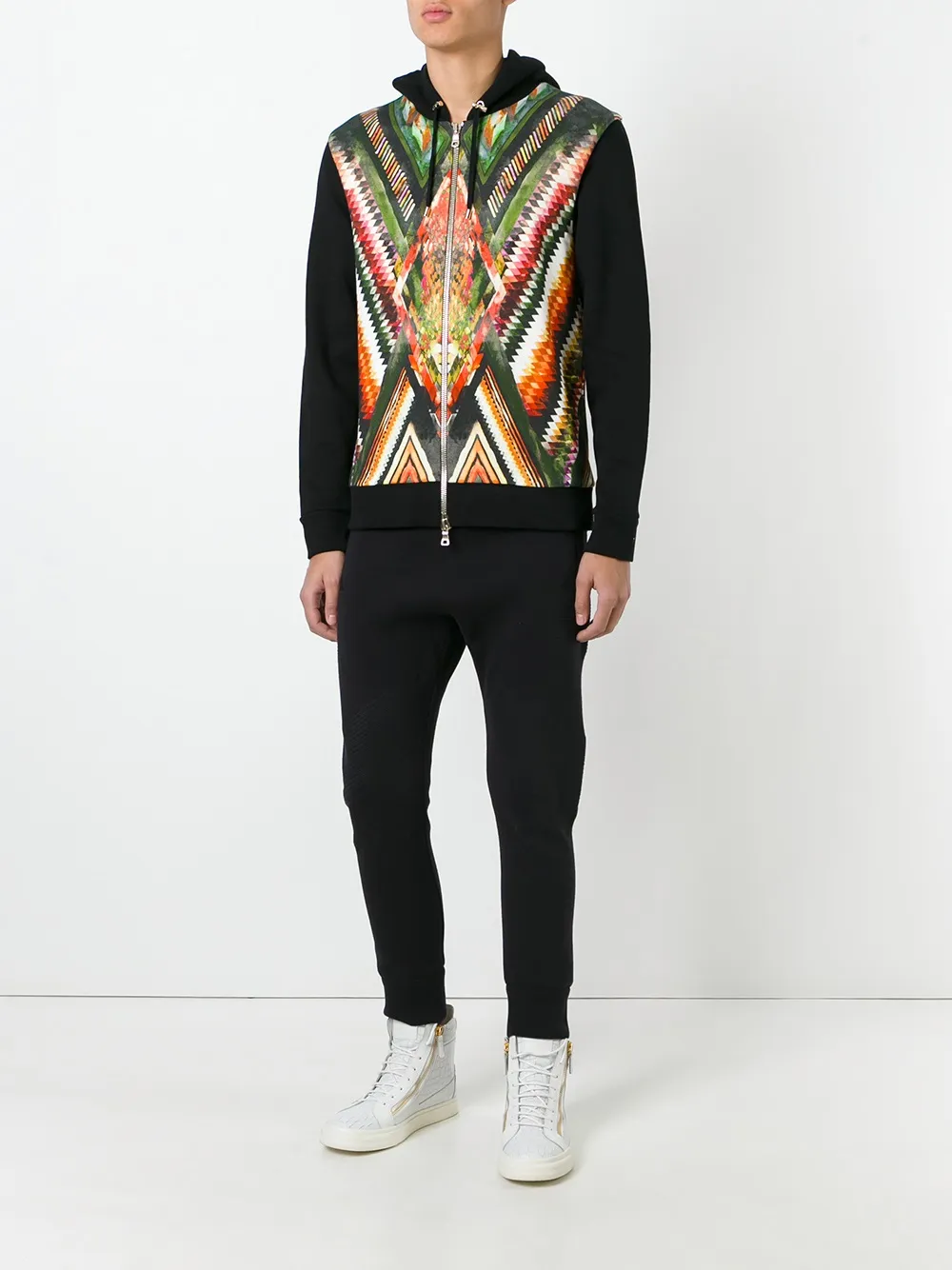 Balmain folkloric print hoodie | Hoodies | Image 2