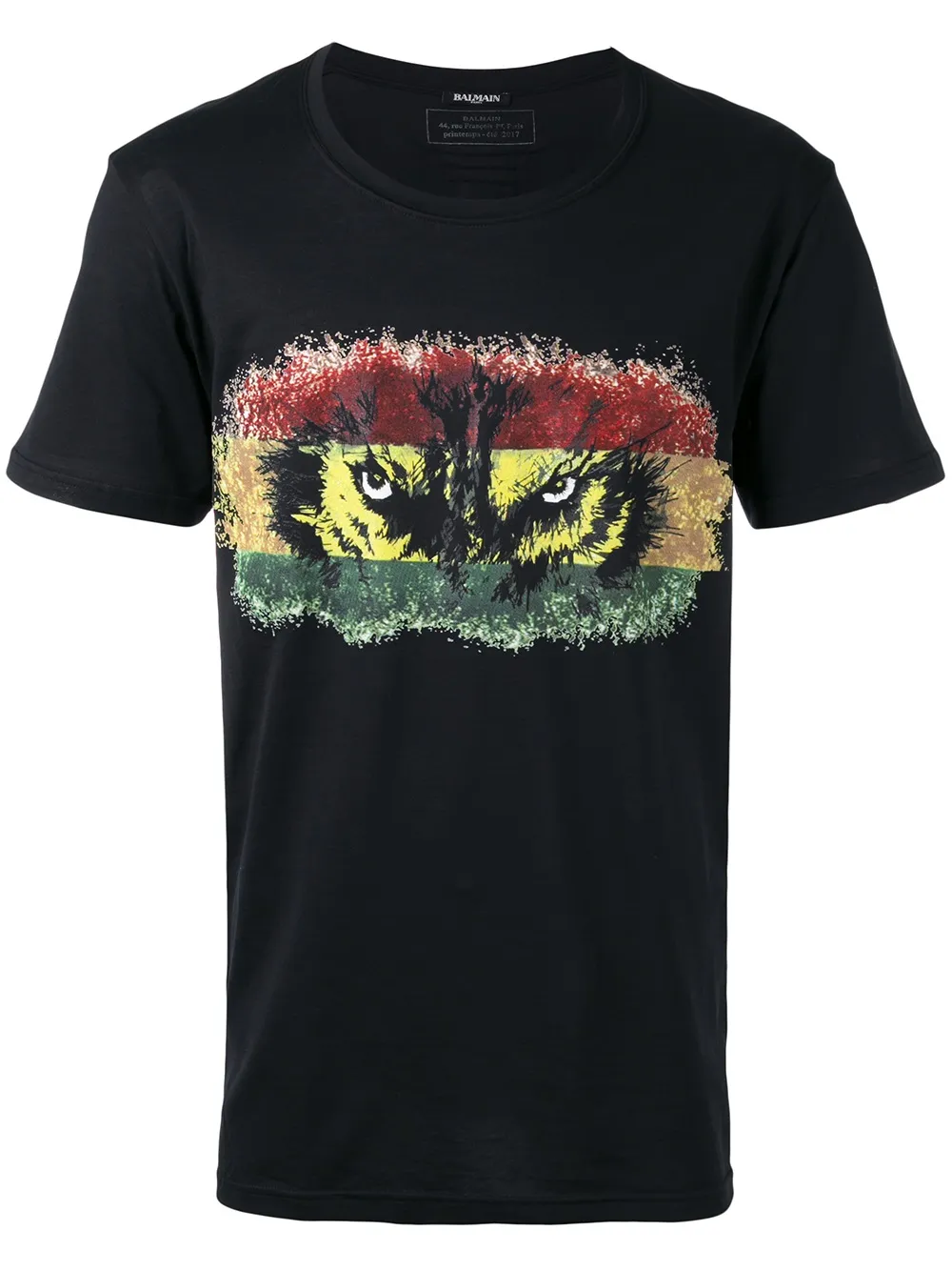Balmain wolf eye T-shirt | Black | Image 1