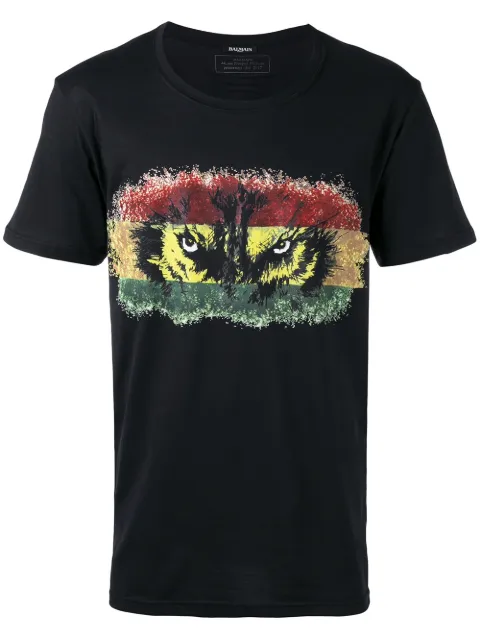 Balmain wolf eye T-shirt