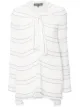 Image 1 of Proenza Schouler tied neck striped blouse