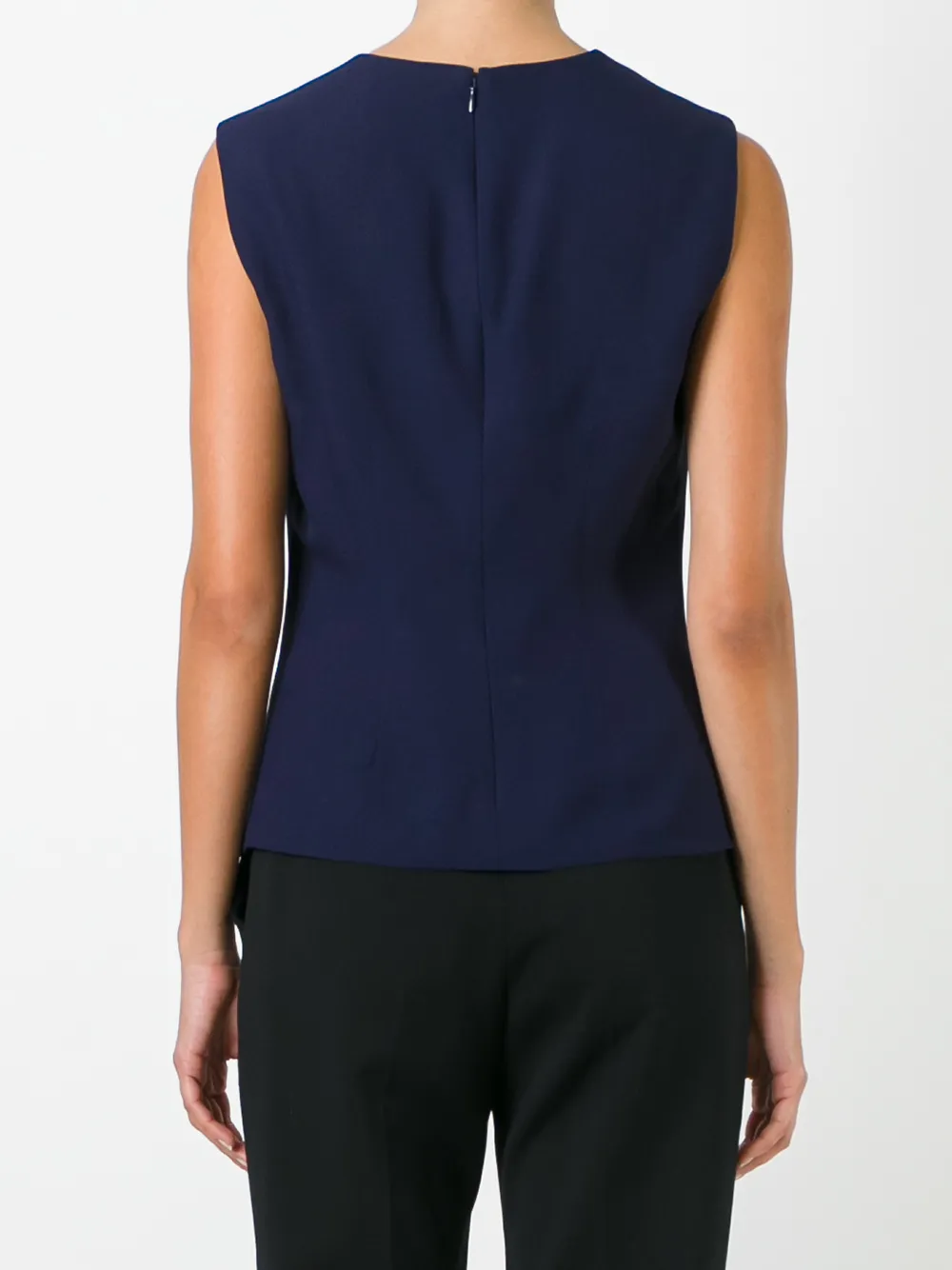 Lanvin panelled top Blauw