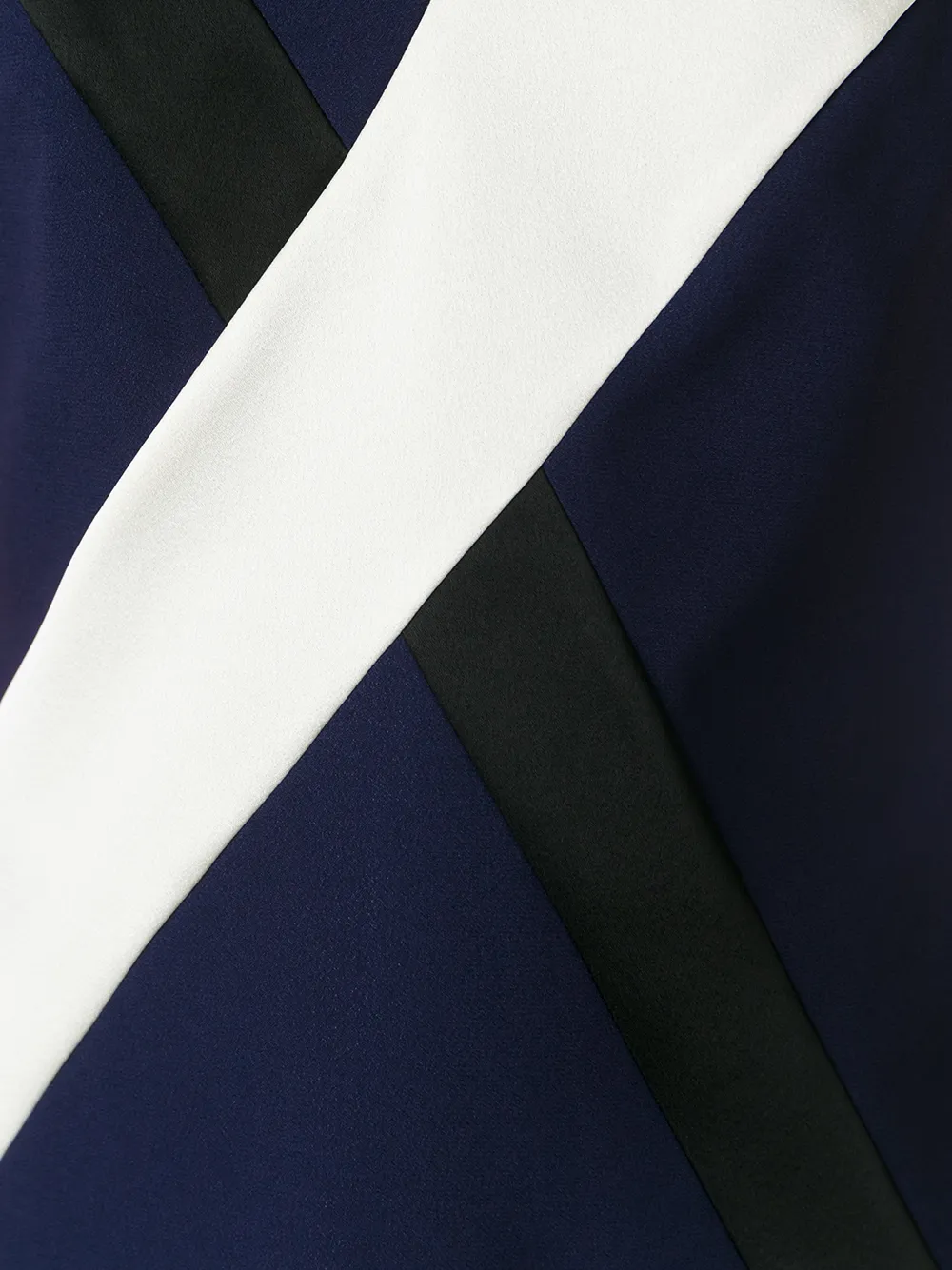 Lanvin panelled top Blauw