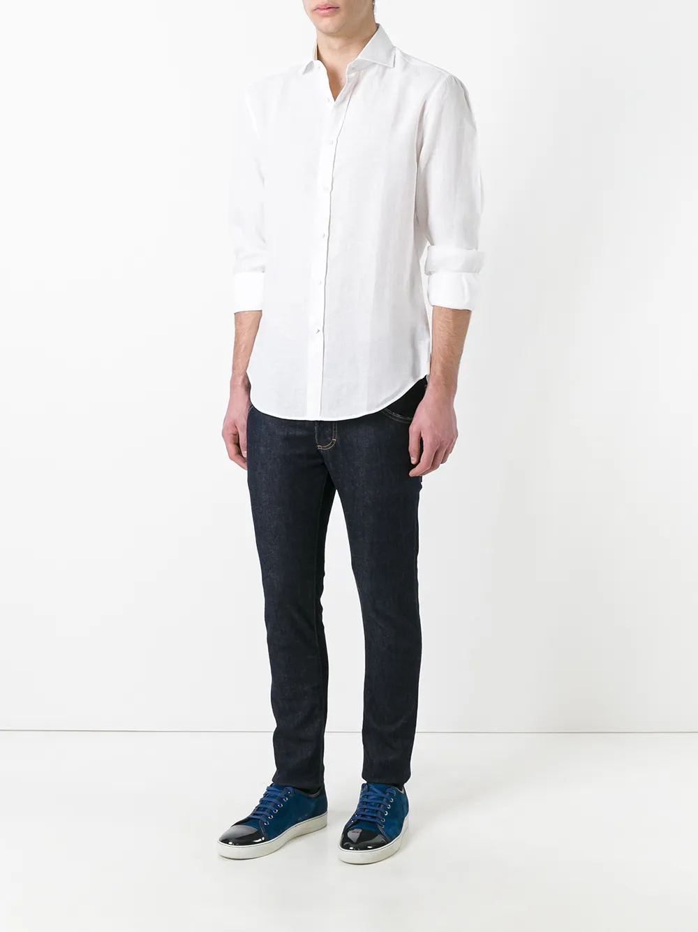 Brunello Cucinelli plain shirt - Wit