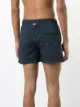 Thom Browne Classic Swim Trunk With Red, White And Blue Grosgrain Side Seam In Navy Brushed Finish Swim Tech
